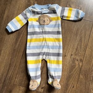 CARTER’S CHILD OF MINE MONKEY FLEECE SLEEPER